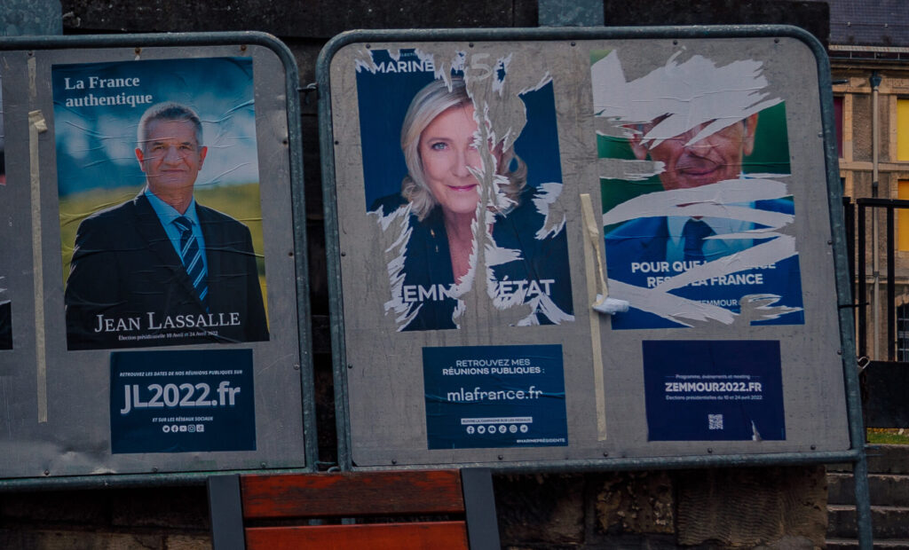 Marine Le Pen puffbild. Foto: Jesper Ahlin Marceta
