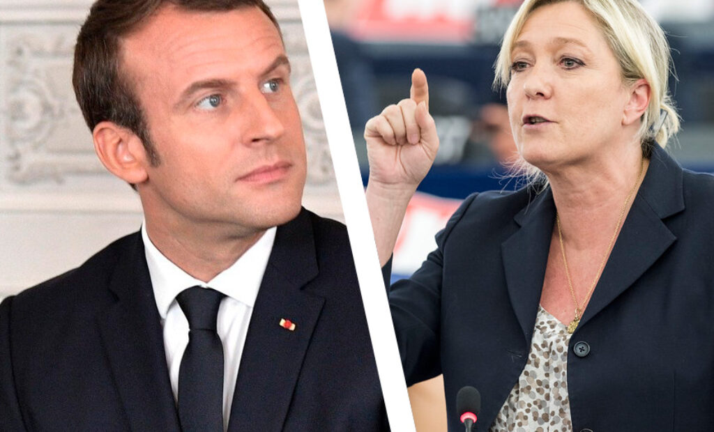 Emmanuel Macron och Marine Le Pen