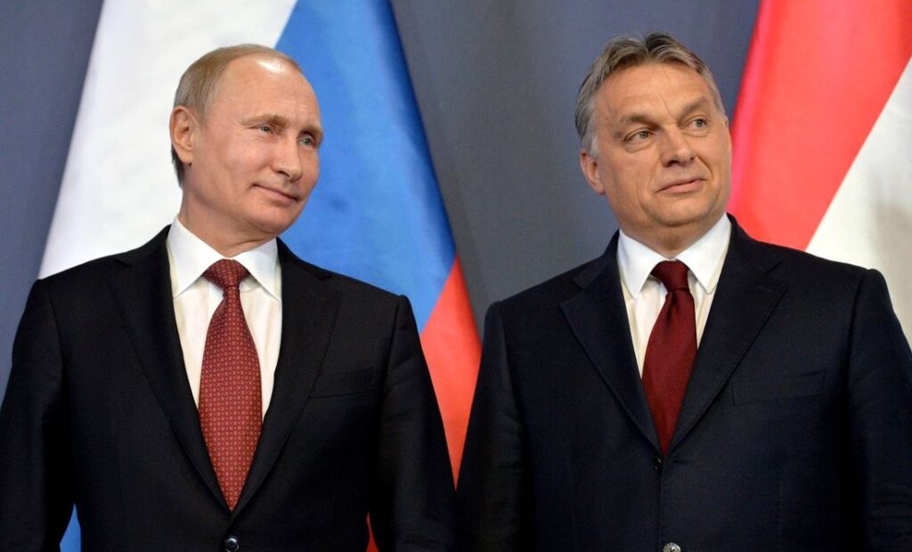 Vladimir Putin och Viktor Orbán