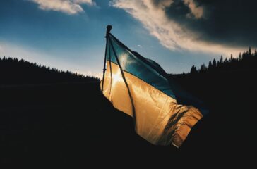 Ukrainska flaggan. Foto: Max Kukurudziak